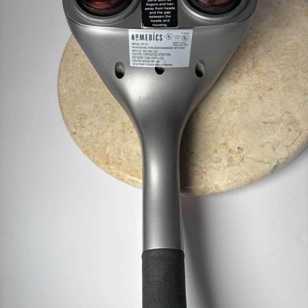 Homedics PA-1H Professional‎ Percussion Massager w/ Heat Handheld Variable Speed
